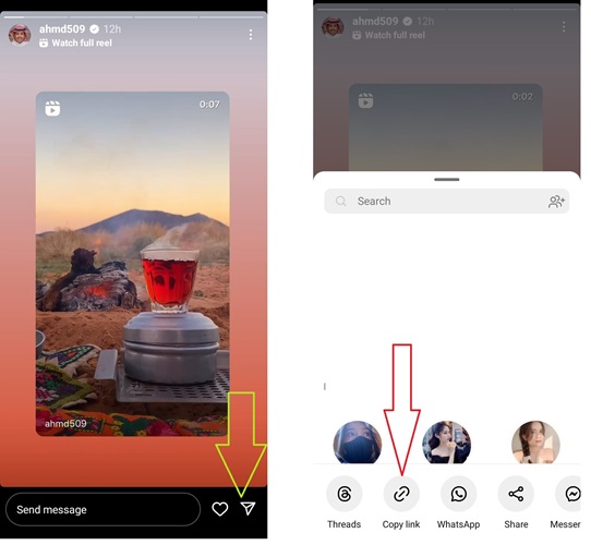 How To Copy The Instagram Story Link?